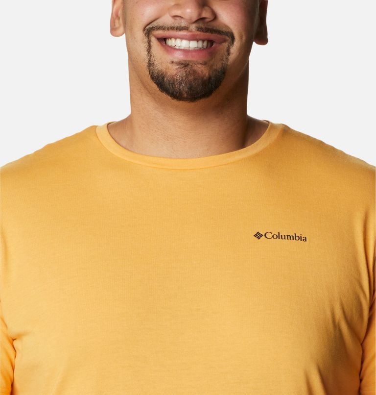 Men's Columbia Thistletown Hills Short Sleeve T Shirts Mango | Plus Size CA-D4058